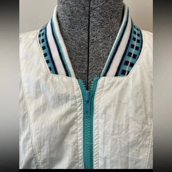 London Town/London fog 1980s ladies parachute jacket‎ windbreaker size medium - Picture 4 of 15